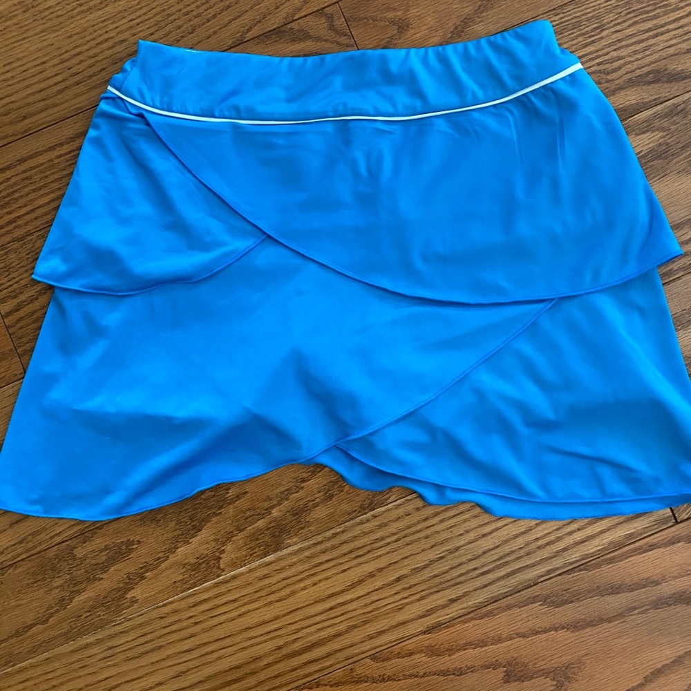 Blue layered ruffle athletic/tennis skort - Picture 4 of 4